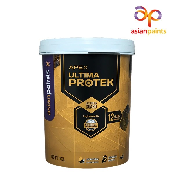 Asian Paints Apex Ultima Protek Ultra-Premium Exterior Emulsion, Base White